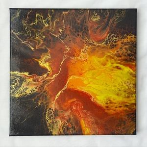 Original Acrylic Art on 12" x 12"  Canvas